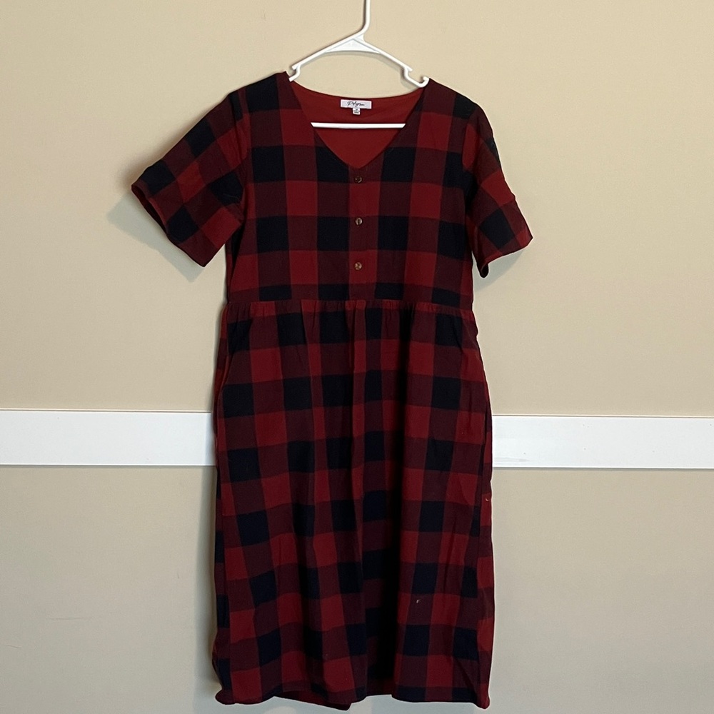 Polagram Plaid Dress